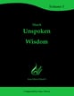 Unspoken Wisdom Concert Band sheet music cover